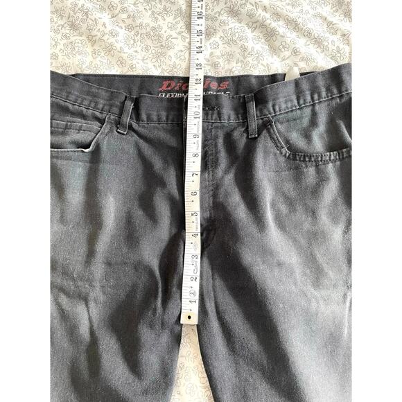 Dickies Black Work Pants Flex Durable Size 32x30 - Picture 5 of 10